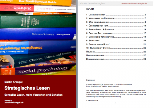 Inhaltsverzeichnis ebook6-SCHNELLER LESEN