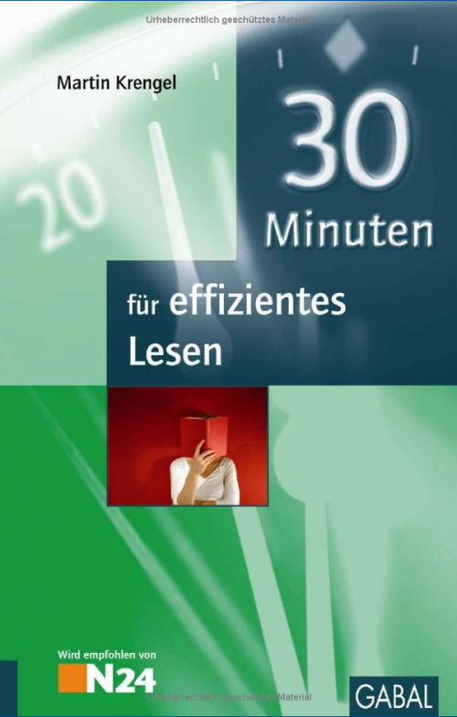 Schnell lesen lernen - Speed Reading - effizientes Lesen