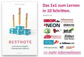 Bestnote das 1x1 zum Lernen in 10 Schritten