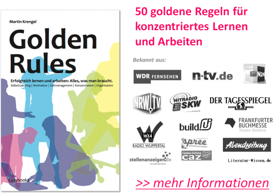 Golden Rules konzentriertes Lernen und Arbeiten - Medien