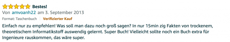 Erfahrungsbericht Lernkurs - Bestnote - Lernseminar - Lernratgeber - Buch Besser lernen - beste Lernmethode für Schueler und Studenten - Meinung - zu Martin Krengel 8