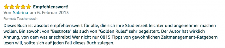 Rezension - Martin Krengel - Lerntipps - einfacher lesen und dinge verstehen und merken in Schule und Studium - Bestnote - Lernratgeber.08.55