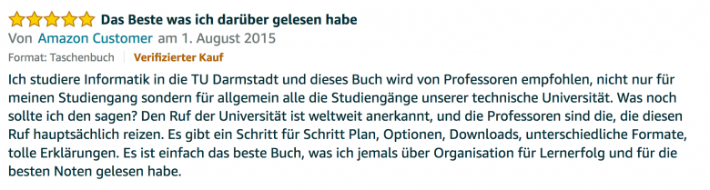 Rezension - Martin Krengel - Lerntipps - einfacher lesen und dinge verstehen und merken in Schule und Studium - Bestnote - Lernratgeber.11.25