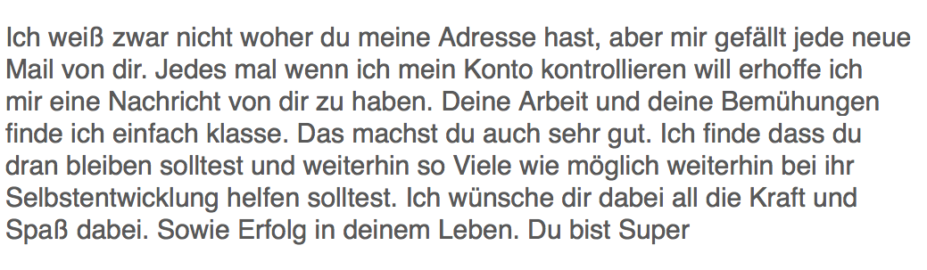 Feedback zum Newsletter von Dr. Martin Krengel - Nummer 3