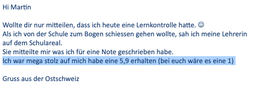 Positive Rezension zum Bestnoten Kurs