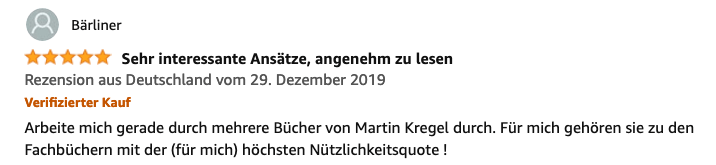 Motivationsbuch von Dr Martin Krengel - Rezension 1