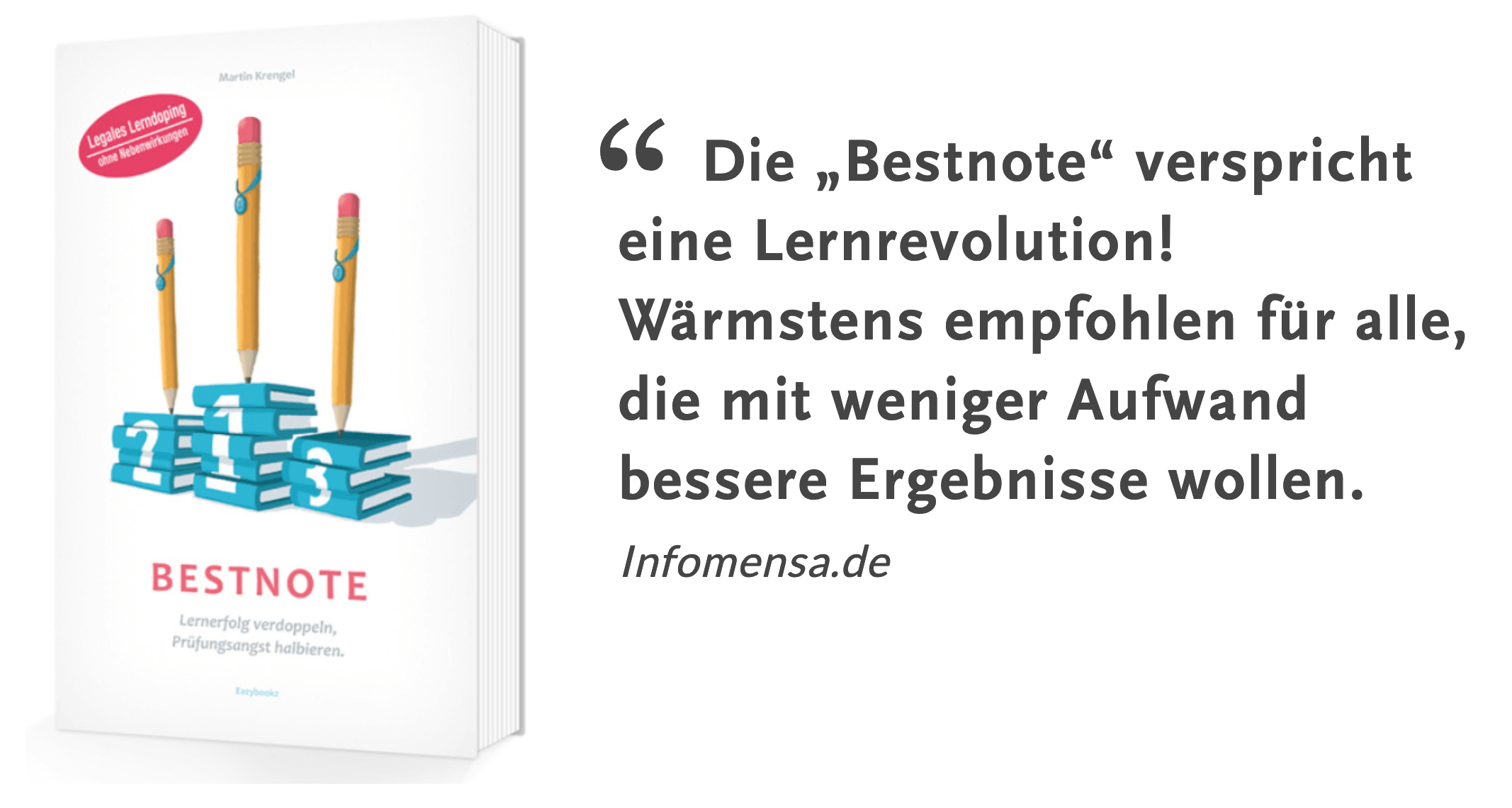 Lernrategeber Buch Lernmethoden Lernstrategien Lerntechniken leichter Lernen lernen pruefungsangst--klausuren referate bachelorarbeit von dr-martin-krengel-Bestnote