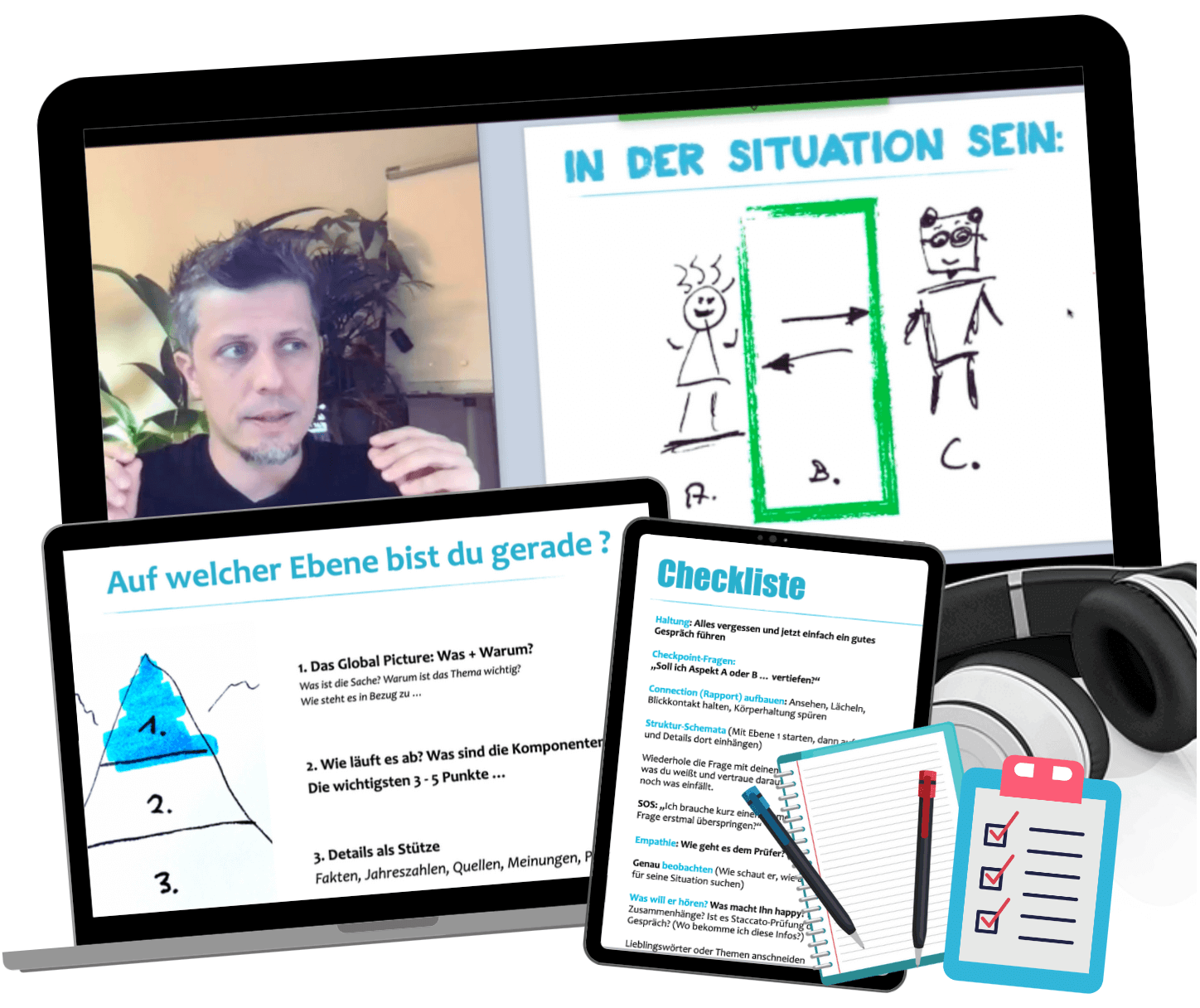 Prüfungsretter Kurs fuer mündlicher Prüfungen die besten Lerntipps gegen Lampenfieber