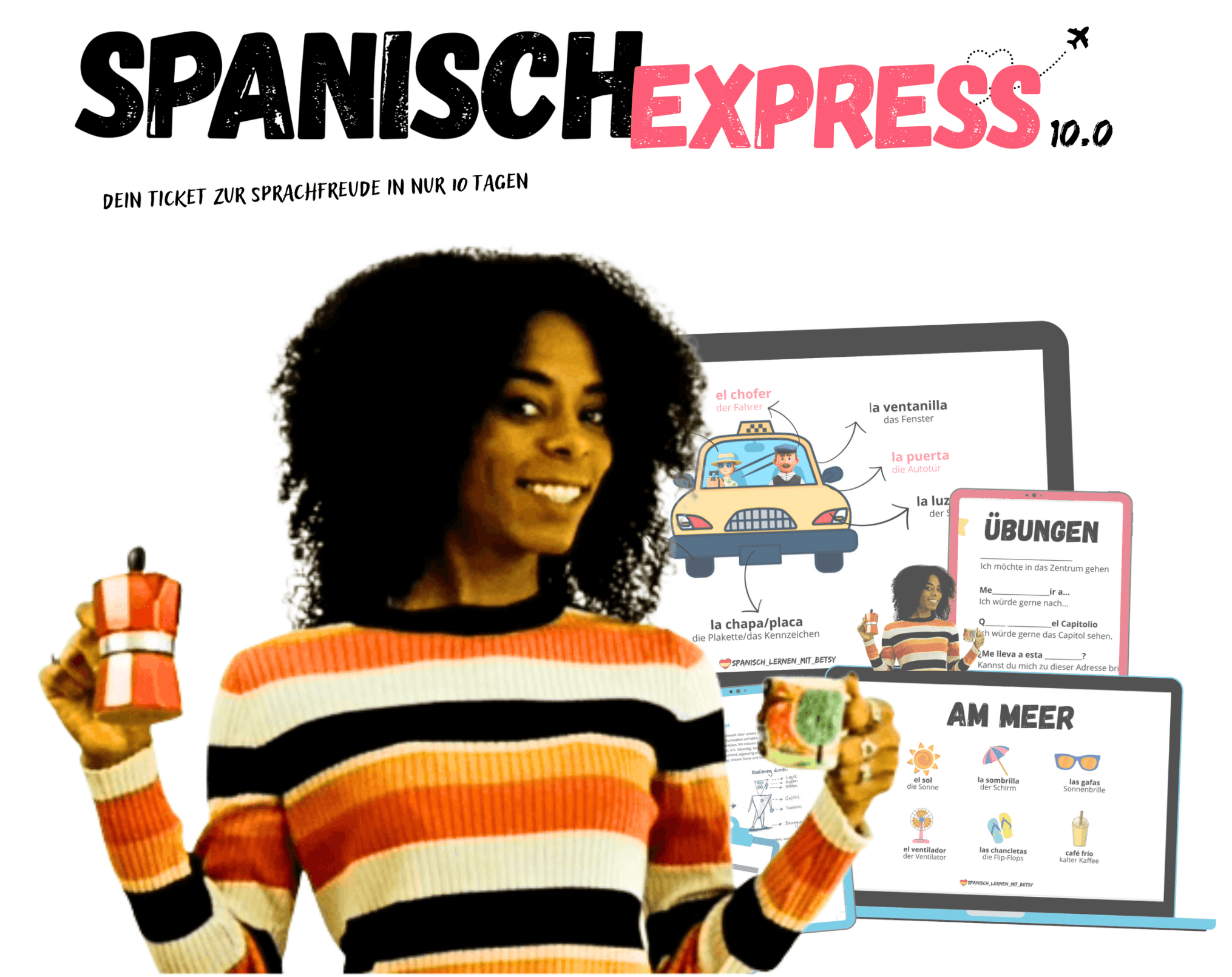 Spanisch lernen online fuer deutschen Anfänger a1 as b1 reisen ohne stress